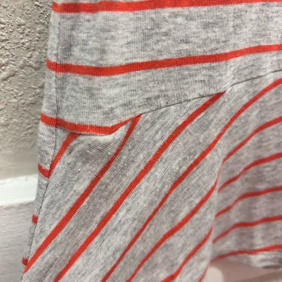 CAbi Grey and Orange Striped Sleeveless Top Small - Picture 6 of 6